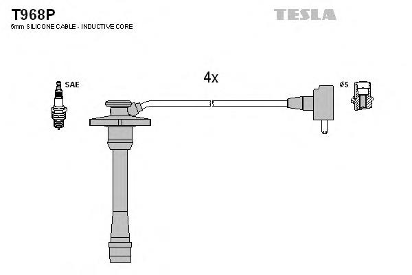 Дроти запалювання Tesla T968P ціна, від 40.00 USD