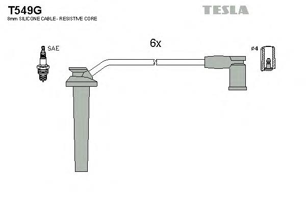 T549G Tesla Проводи високовольтні