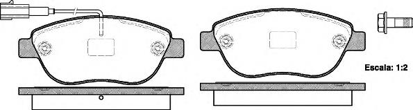 P959311 Woking колодки гальмівні передні, дискові
