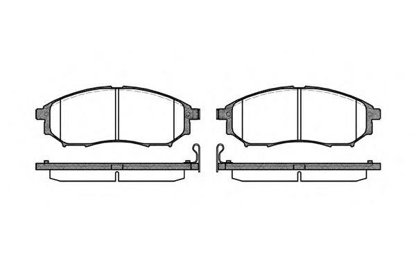 Гальмівні колодки Woking P952314 ціна, від 30.41 USD