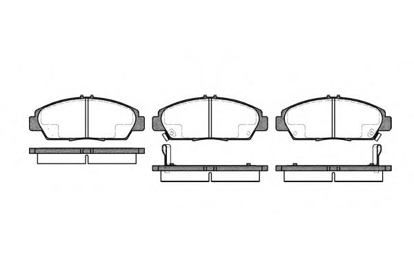 Тормозні колодки Woking P506302