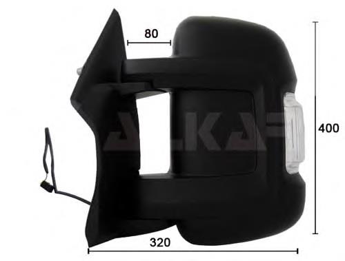 Праве бокове дзеркало Alkar 9202922