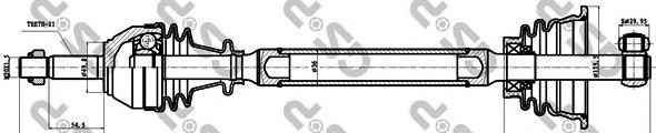 Привід передній лівий Magneti Marelli 302004190235 ціна, від 70.77 USD
