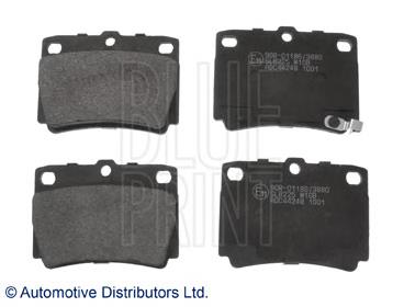 Задні гальмівні колодки ADC44248 Blue Print