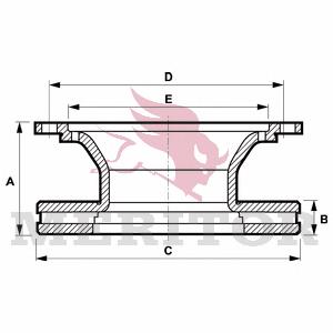 MBR5061 Arvin Meritor Дискові гальма