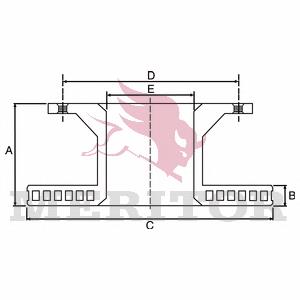 MBR5048 Arvin Meritor Дискові гальма