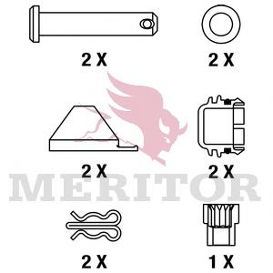 MDP3148K Arvin Meritor Передні гальмівні колодки