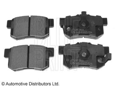 Колодки гальмові задні, дискові ADH24280 Blue Print