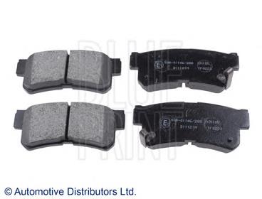 Задні дискові колодки Blue Print ADG04250