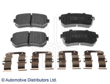 Задні гальмівні колодки ADG04211 Blue Print