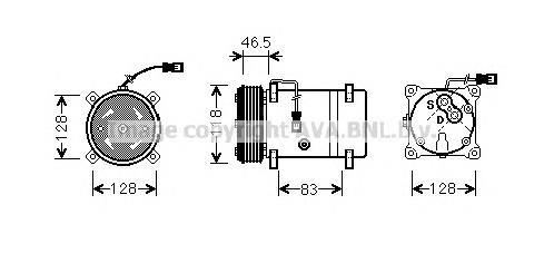 CNK158 Prasco компресор кондиціонера
