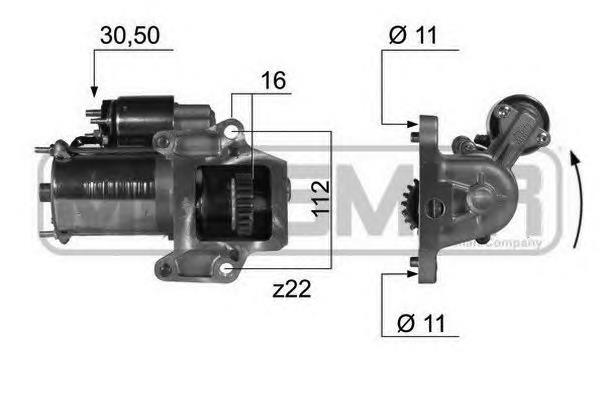 Стартер автомобільний Ford 1386127