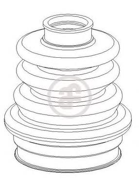 D8436 Autofren Пильник ШРКШ внутрішній, передній півосі