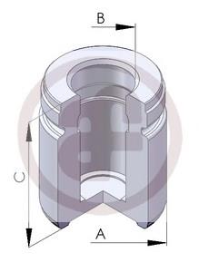 Поршень гальмівного супорта заднього Autofren D02577 ціна, від 6.59 USD