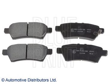 ADN142135 Blue Print Колодки гальмівні задні, дискові