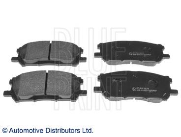 Передні тормозні колодки ADT342153 Blue Print