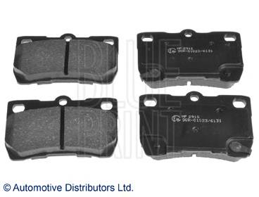 ADT342156 Blue Print Колодки гальмівні задні, дискові
