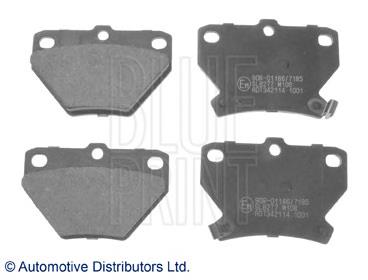 Задні гальмівні колодки ADT342114 Blue Print
