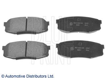Задні гальмівні колодки ADT342176 Blue Print