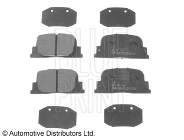 Задні гальмівні колодки ADT342179 Blue Print