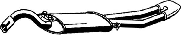 1L0253609 VAG Глушник, задня частина
