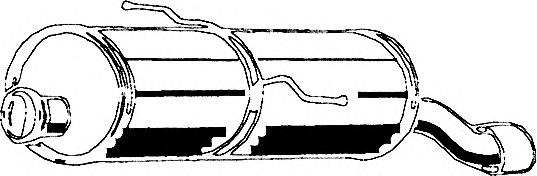 Глушник, задня частина 08062 Asmet