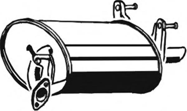 Глушник, задня частина 174301A290 Toyota
