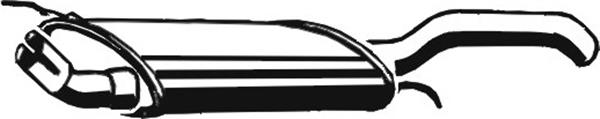 Глушник, задня частина 3089 Edex