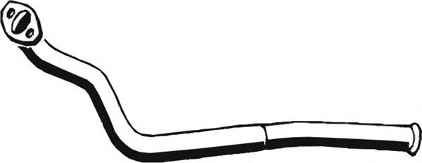 Труба приймальна (штани) глушника, передня Peugeot 405 1 (15E) (Пежо 405)
