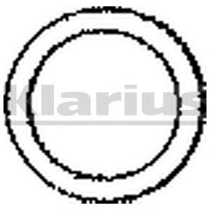 Прокладка каталізатора передня Opel 863068