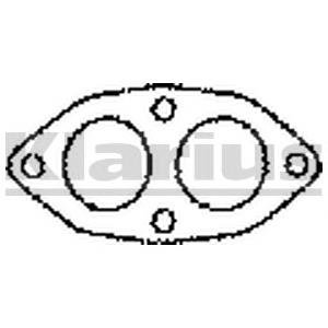 Прокладка прийомної труби глушника 410141 Klarius