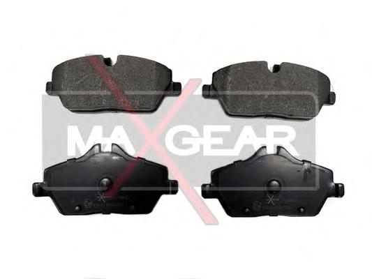 Колодки гальмівні передні, дискові 190564 Maxgear