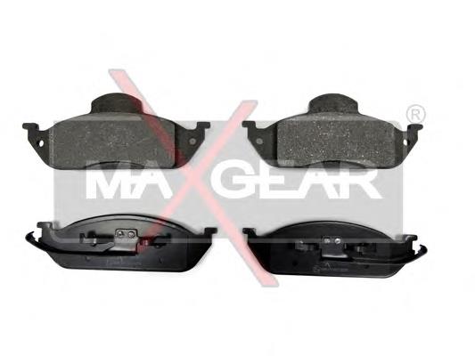 Передні тормозні колодки 190677 Maxgear