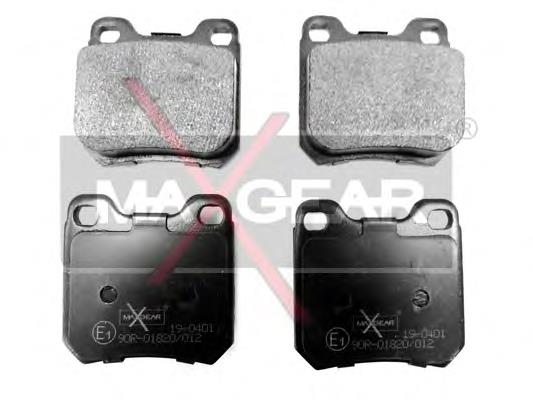 Задні дискові колодки Maxgear 190401