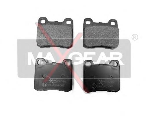 Задні гальмівні колодки 190402 Maxgear