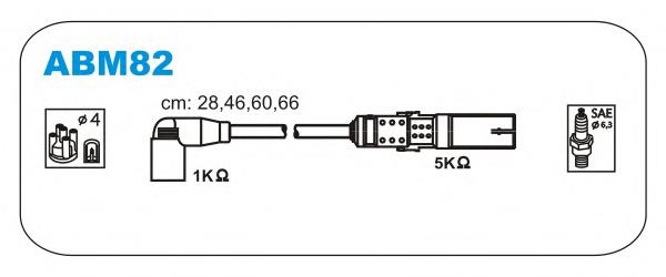 Купити ABM82 Janmor Провід високовольтні, комплект
