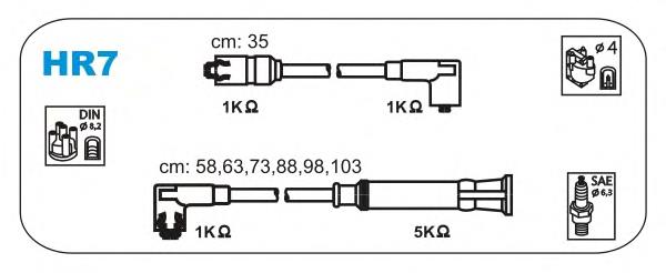 HR7 Janmor Проводи високовольтні