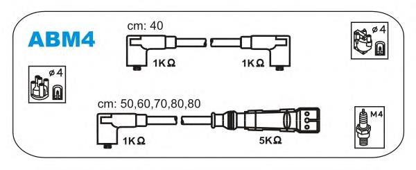 Дроти запалювання Janmor ABM4 ціна, від 38.98 USD