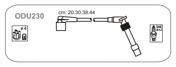 Дроти запалювання Janmor ODU230 ціна, від 23.19 USD