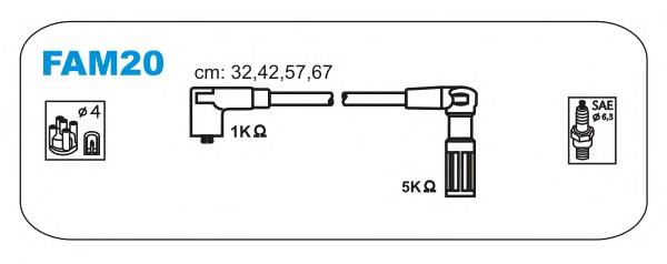  Високовольтні дроти Fiat Scudo 