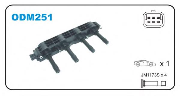 Котушка запалювання Janmor ODM251 ціна, від 60.92 USD