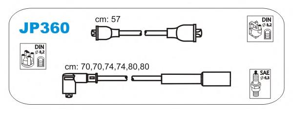 Дроти запалювання NIPPON MOTORS CA1056 ціна, від 15.97 USD