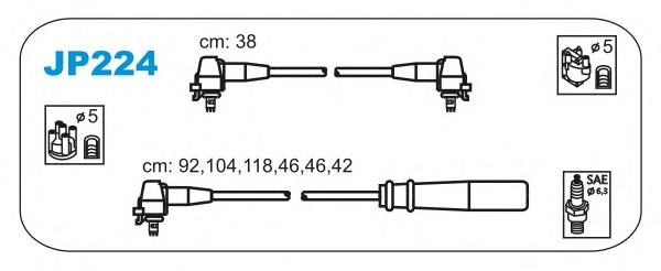 Дроти запалювання Janmor JP224 ціна, від 38.95 USD