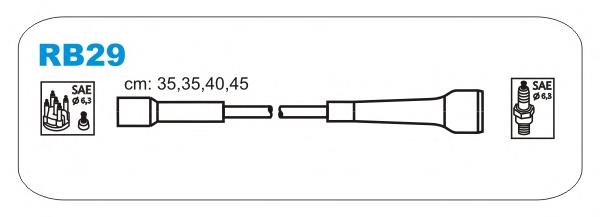 Дроти запалювання Janmor RB29 ціна, від 13.46 USD
