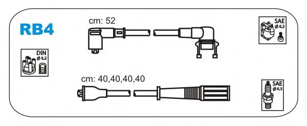 Дроти запалювання Janmor RB4 ціна, від 15.37 USD
