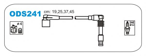 Дроти запалювання Janmor ODS241 ціна, від 21.40 USD