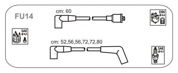 Високовольтні дроти 6190350 Ford
