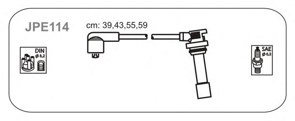 Дроти запалювання Janmor JPE114 ціна, від 28.85 USD