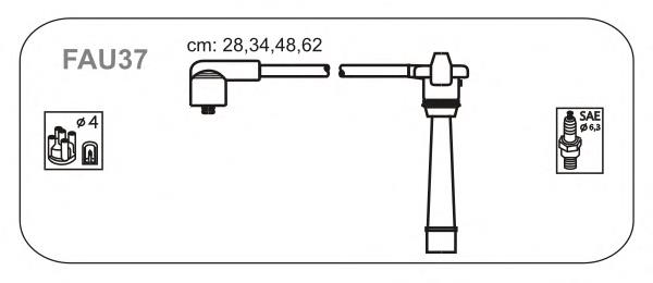 Дроти запалювання Janmor FAU37 ціна, від 34.00 USD