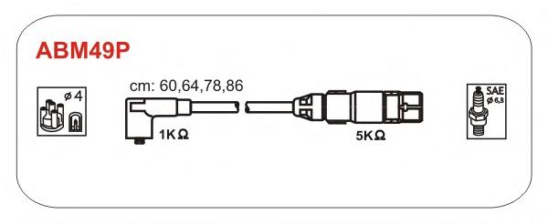 ABM49P Janmor Проводи високовольтні